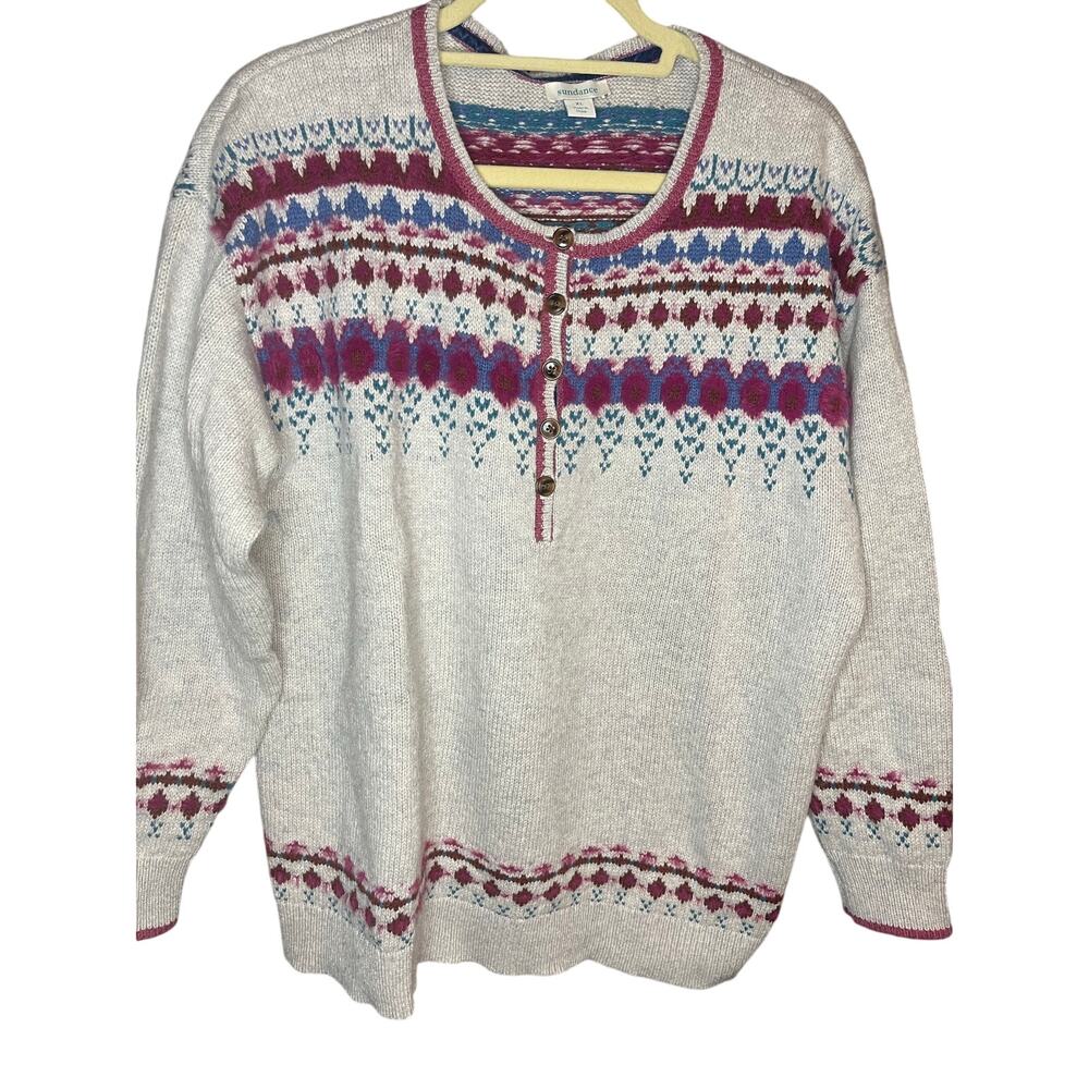 Sundance Wool Blend Women's Sweater Size XL